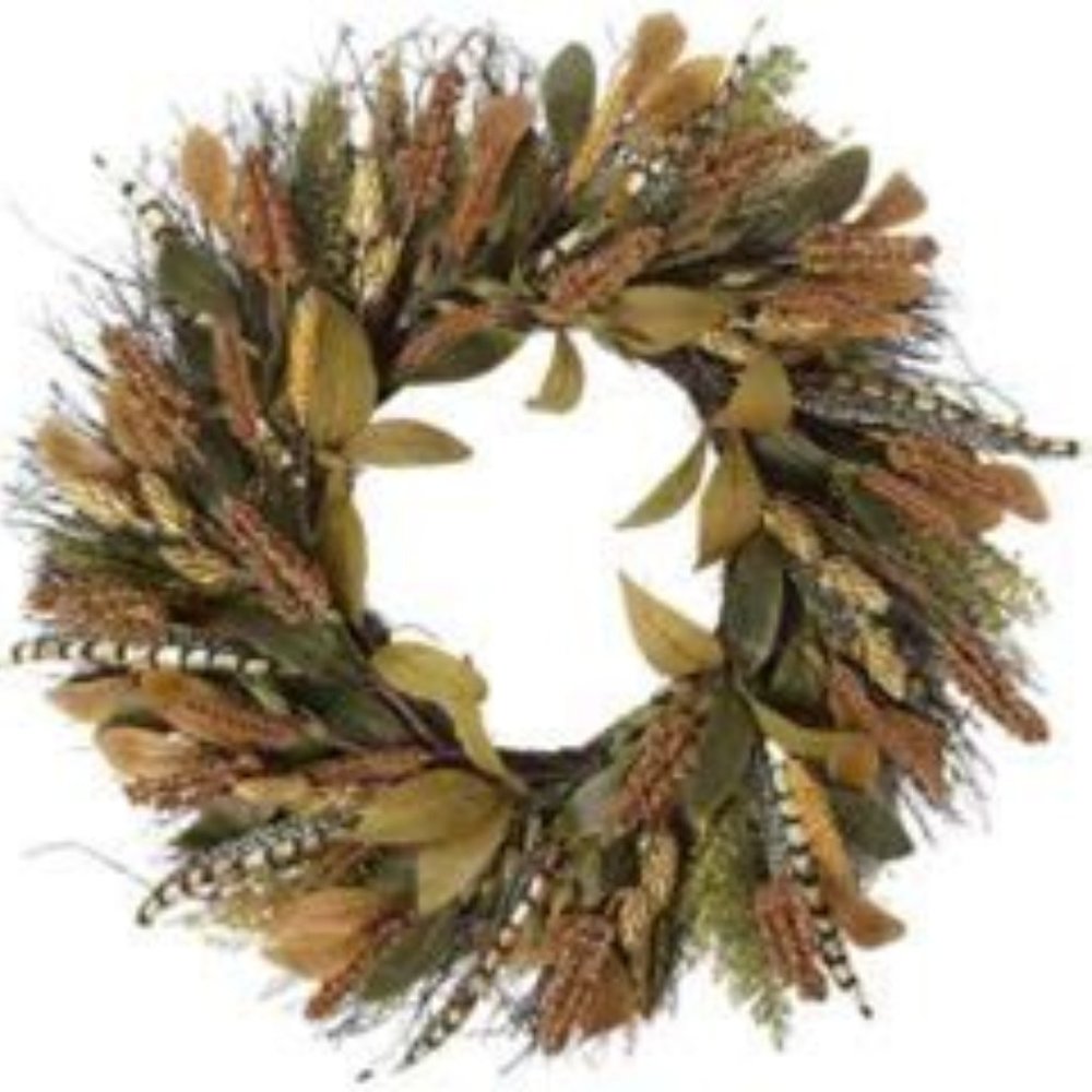Biltmore Artificial Feather Wreath - Brand New